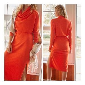 Daily Practice by Anthropologie Draped
Cowl Neck Maxi Dress size L